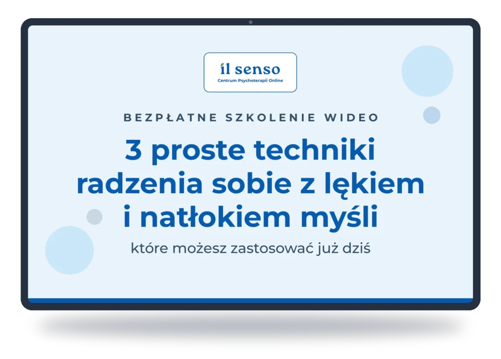 Bezpłatne szkolenie wideo – 3 techniki na lęk